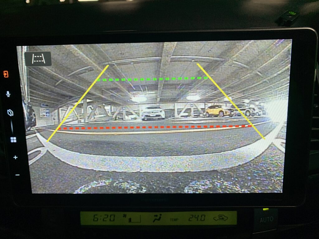 フロントカメラ映像